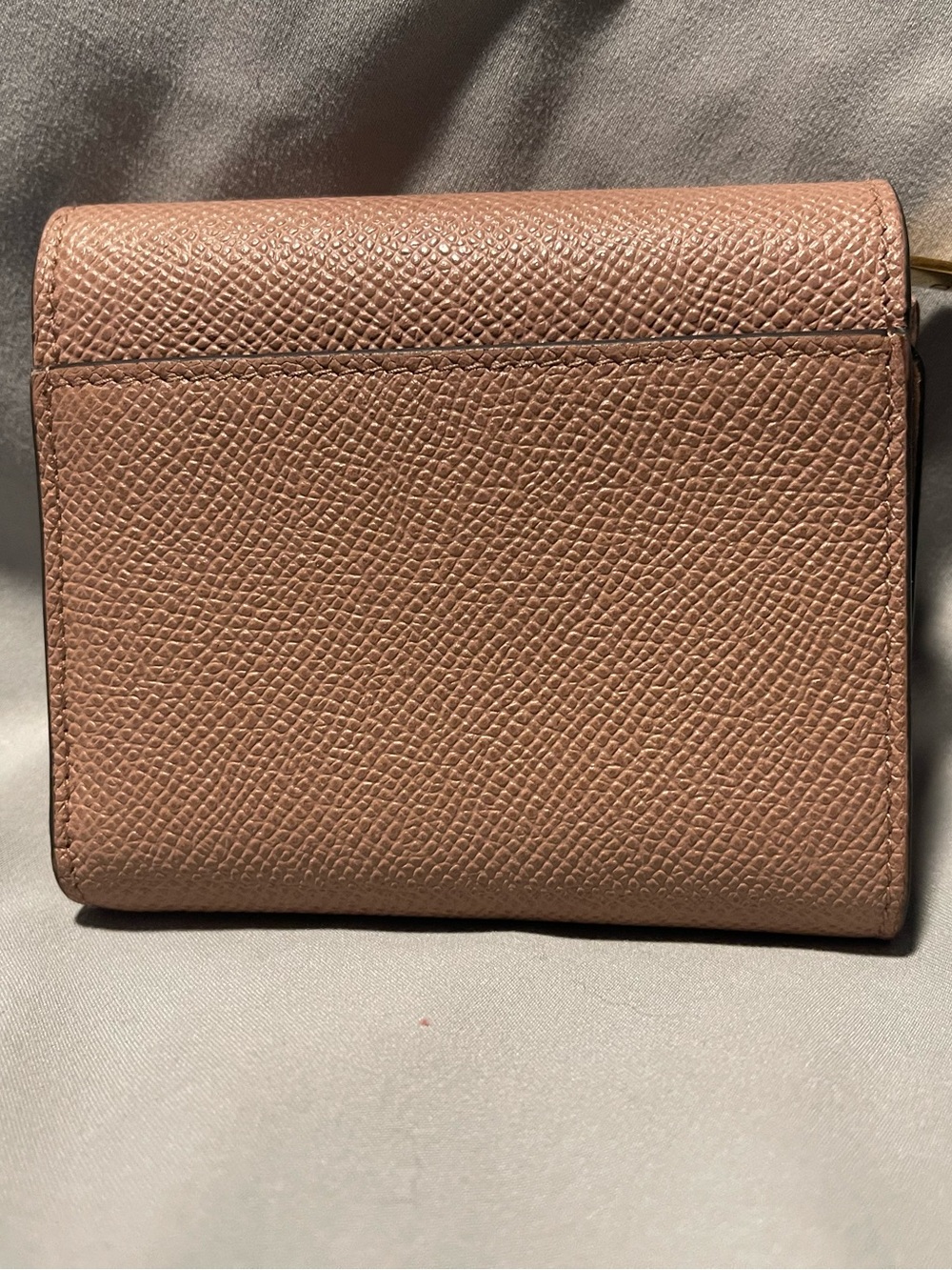 Dior Mini Saddle Wallet in Dusty Rose with Gold Hardware - Picture 2 of 10